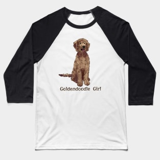 Goldendoodle Girl Baseball T-Shirt